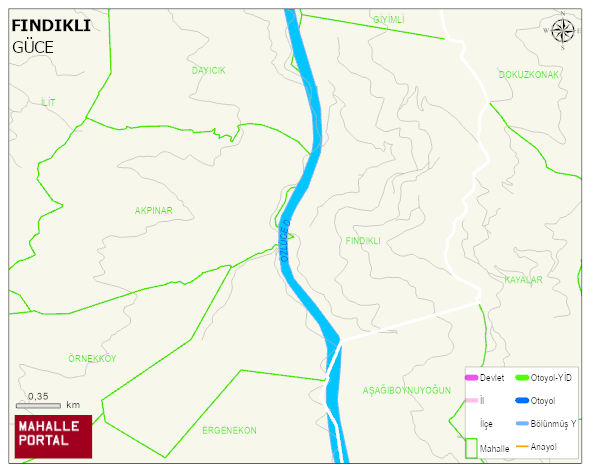 FINDIKLI KÖYÜ AŞAĞI MEVKİİ Haritası