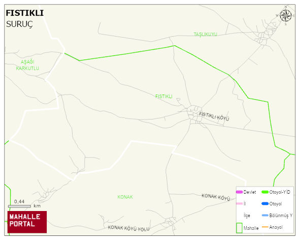 FISTIKLI Mahallesi Haritası | Detaylı Köy ve Mahalle Görünümü
