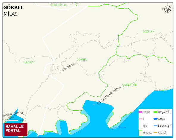 GÖKBEL Mahallesi Haritası | İnteraktif Köy ve Mahalle Sınırları