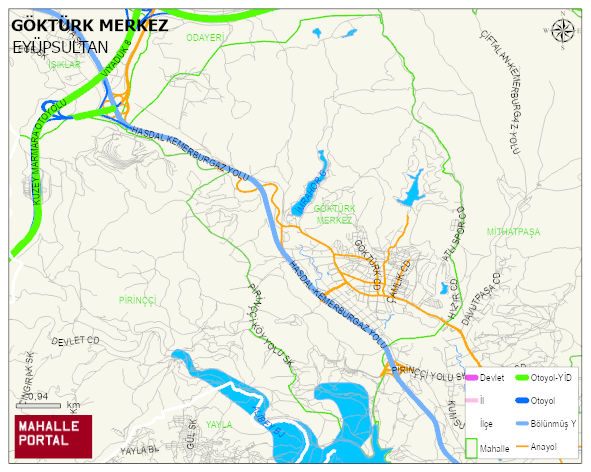 GÖKTÜRK MERKEZ Mahallesi Haritası | Mahalle Sokak Haritası