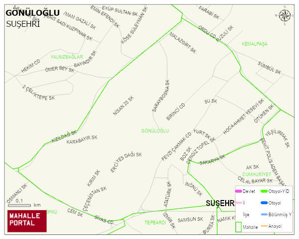 GÖNÜLOĞLU Mahallesi Haritası | Uydu Görüntüsü ve Harita Detayları