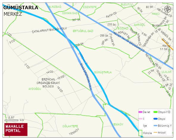GÜMÜŞTARLA Köyü Haritası | İnteraktif Köy ve Mahalle Sınırları