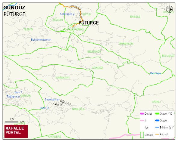 GÜNDÜZ Mahallesi Haritası | Uydu Görüntüsü ve Harita Detayları