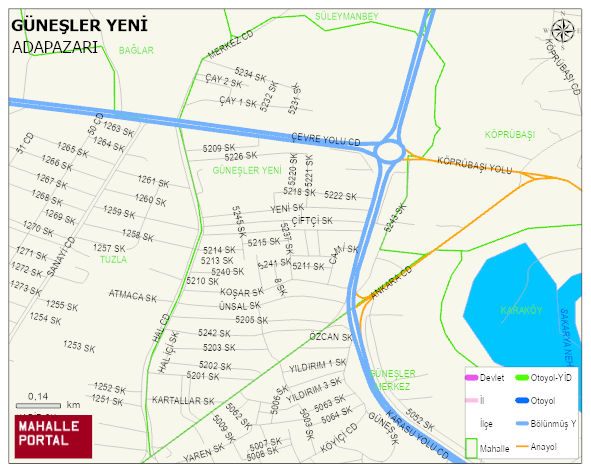 GÜNEŞLER YENİ Mahallesi Haritası | Uydu Görüntüsü ve Harita Detayları