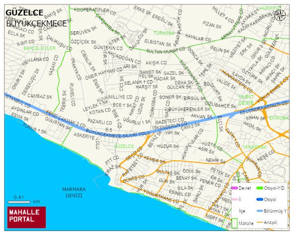 GÜZELCE Mahallesi Haritası | Mahalle Sokak Haritası