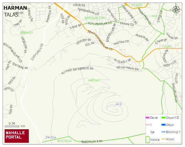 HARMAN Mahallesi Haritası | İnteraktif Köy ve Mahalle Sınırları