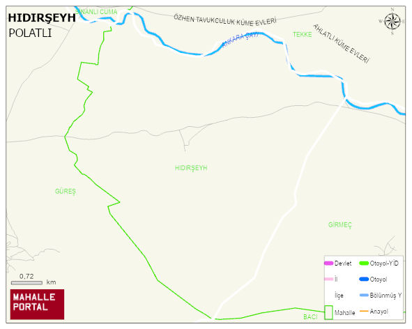 HIDIRŞEYH Mahallesi Haritası | Uydu Görüntüsü ve Harita Detayları