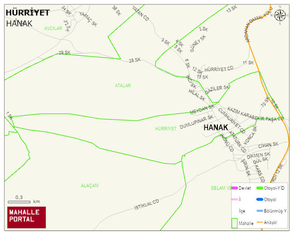 HÜRRİYET Mahallesi Haritası | Uydu Görüntüsü ve Harita Detayları