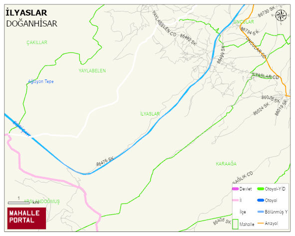 İLYASLAR Mahallesi Haritası | Detaylı Köy ve Mahalle Görünümü