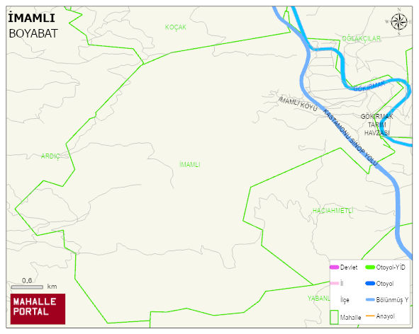İMAMLI Köyü Haritası | Güncel Mahalle ve Köy Haritası