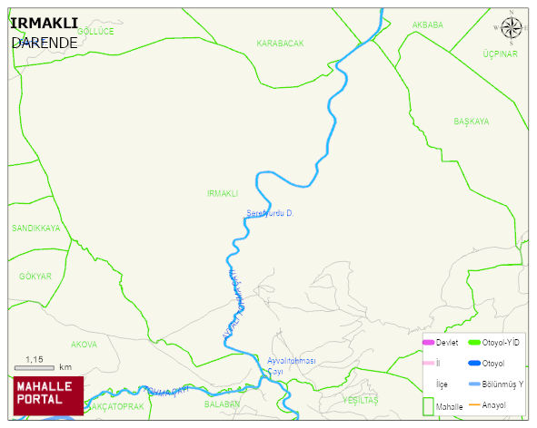IRMAKLI Mahallesi Haritası | İnteraktif Köy ve Mahalle Sınırları