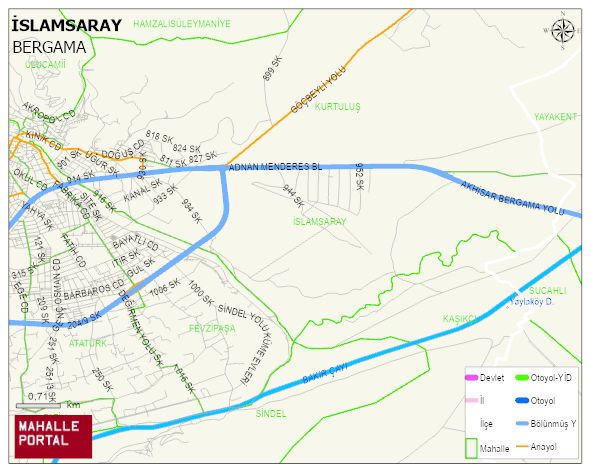 İSLAMSARAY Mahallesi Haritası | Güncel Mahalle ve Köy Haritası