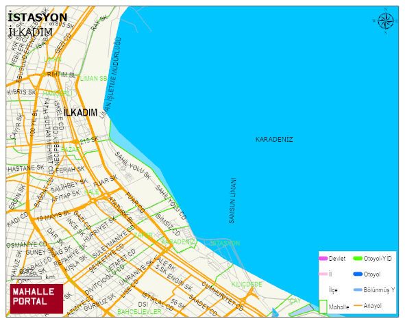 İSTASYON Mahallesi Haritası | İnteraktif Köy ve Mahalle Sınırları