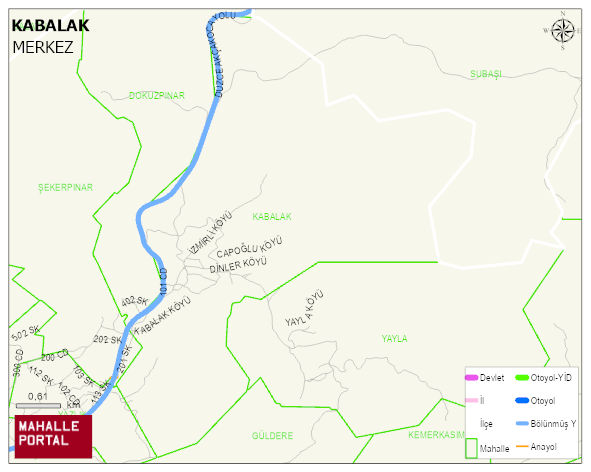 KABALAK KÖYÜ CAPOĞLU MEVKİİ Haritası