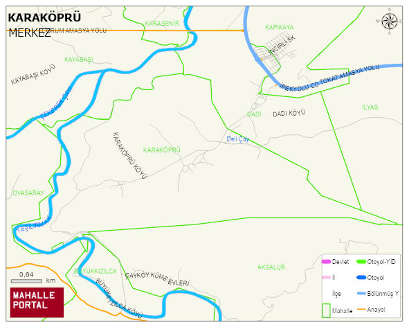 KARAKÖPRÜ Köyü Haritası | Mahalle Sokak Haritası