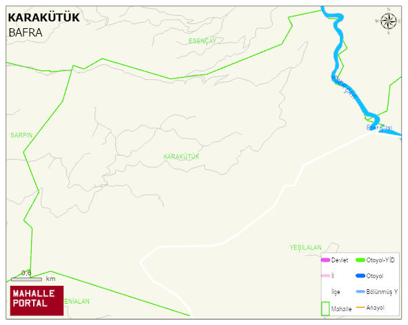 KARAKÜTÜK Mahallesi Haritası | İnteraktif Köy ve Mahalle Sınırları