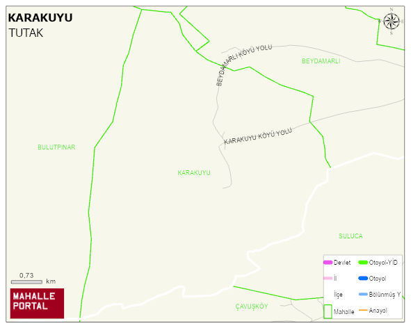 KARAKUYU Köyü Haritası | Sayısal Bölge Görünümü