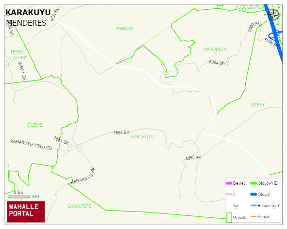 KARAKUYU Mahallesi Haritası | Mahalle ve Köy Sınırı