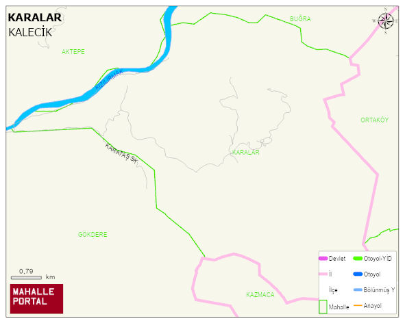 KARALAR Mahallesi Haritası | Mahalle Sokak Haritası