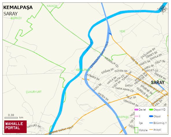 KEMALPAŞA Mahallesi Haritası | Güncel Mahalle ve Köy Haritası