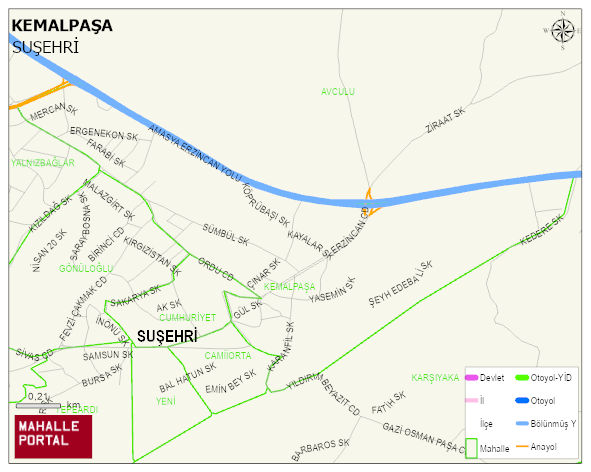 KEMALPAŞA Mahallesi Haritası | İnteraktif Köy ve Mahalle Sınırları