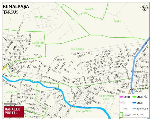 KEMALPAŞA Mahallesi Haritası | Detaylı Köy ve Mahalle Görünümü