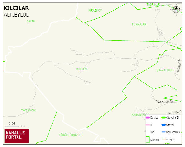 KILCILAR Mahallesi Haritası | Güncel Mahalle ve Köy Haritası