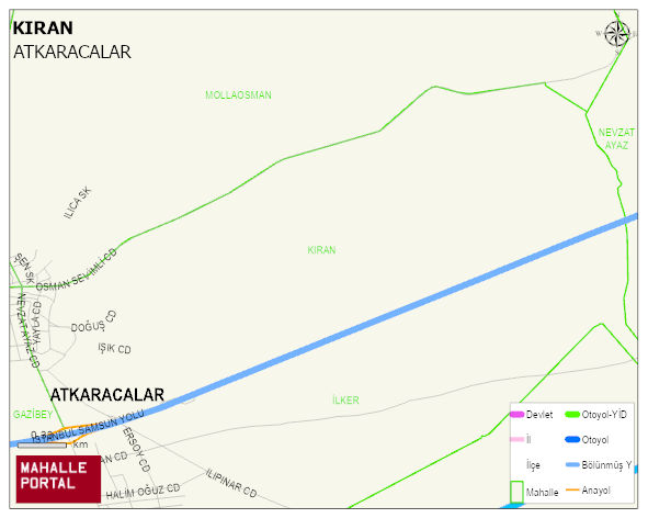 KIRAN Mahallesi Haritası | Güncel Mahalle ve Köy Haritası