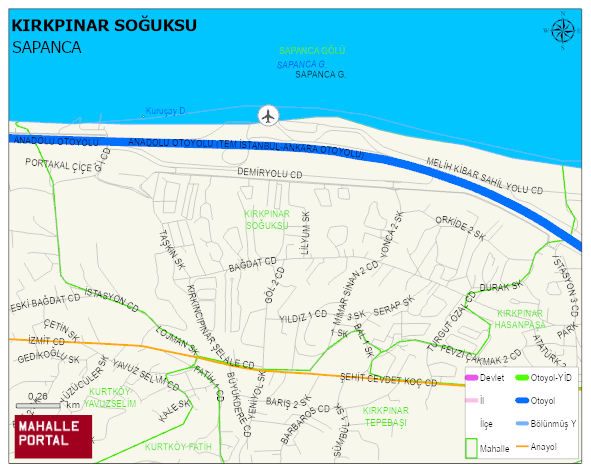 KIRKPINAR SOĞUKSU Mahallesi Haritası | Detaylı Köy ve Mahalle Görünümü