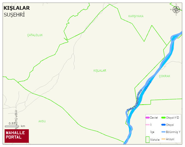KIŞLALAR Mahallesi Haritası | Coğrafi Yapı ve Detaylı Haritası
