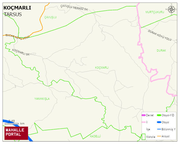KOÇMARLI Mahallesi Haritası | Güncel Mahalle ve Köy Haritası