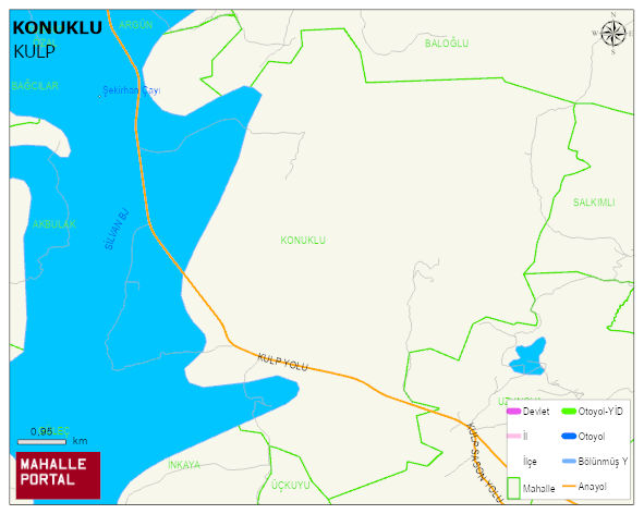KONUKLU Mahallesi Haritası | Detaylı Köy ve Mahalle Görünümü
