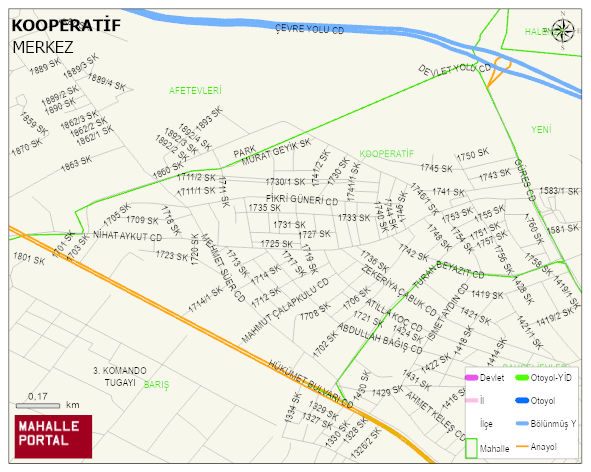 KOOPERATİF Mahallesi Haritası | Mahalle Sokak Haritası