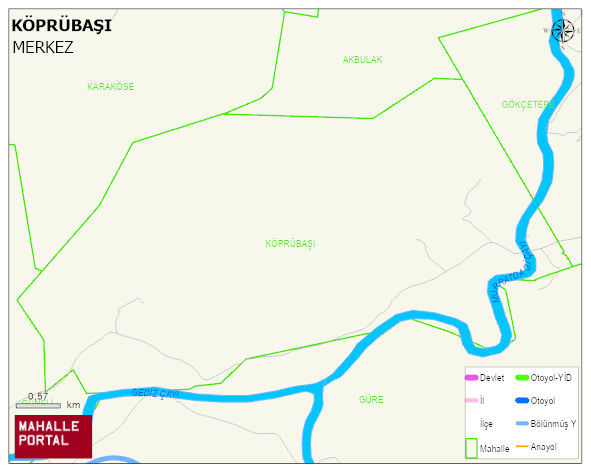 KÖPRÜBAŞI Köyü Haritası | Mahalle Sokak Haritası