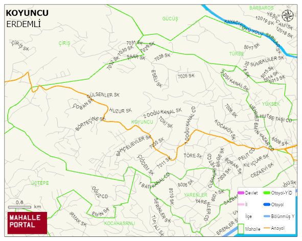 KOYUNCU Mahallesi Haritası | İnteraktif Köy ve Mahalle Sınırları