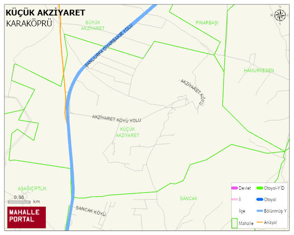 KÜÇÜK AKZİYARET Mahallesi Haritası | Uydu Görüntüsü ve Harita Detayları