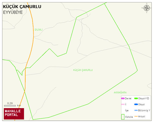 KÜÇÜK ÇAMURLU Mahallesi Haritası | Detaylı Köy ve Mahalle Görünümü