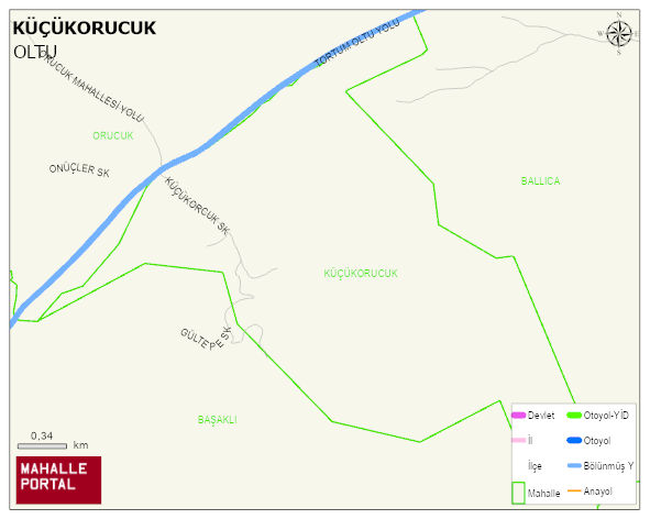 KÜÇÜKORUCUK Mahallesi Haritası | Uydu Görüntüsü ve Harita Detayları