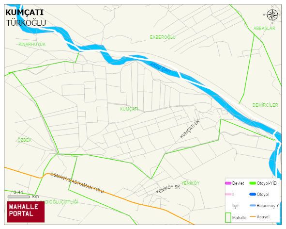 KUMÇATI Mahallesi Haritası | Mahalle Sokak Haritası