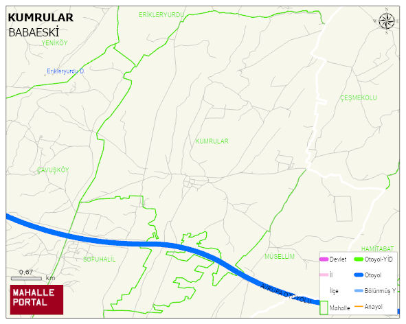 KUMRULAR Köyü Haritası | İnteraktif Köy ve Mahalle Sınırları
