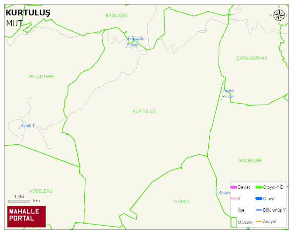 KURTULUŞ Mahallesi Haritası | Mahalle Sokak Haritası