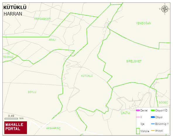 KÜTÜKLÜ Mahallesi Haritası | Güncel Mahalle ve Köy Haritası