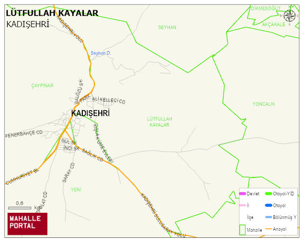 LÜTFULLAH KAYALAR Mahallesi Haritası | Mahalle Sokak Haritası