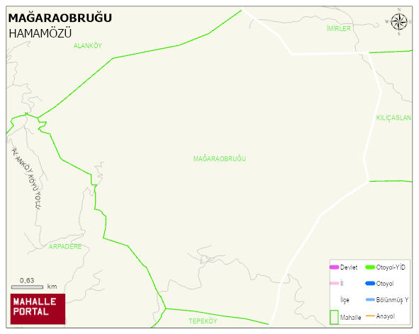 MAĞARAOBRUĞU Köyü Haritası | Uydu Görüntüsü ve Harita Detayları