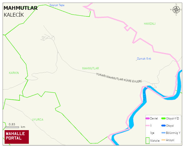 MAHMUTLAR Mahallesi Haritası | Mahalle ve Köy Sınırı