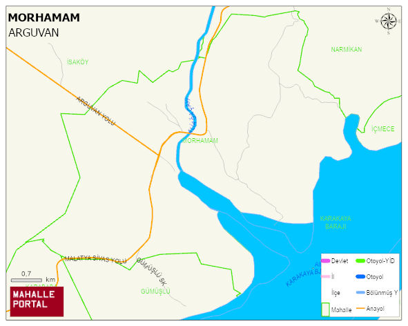 MORHAMAM Mahallesi Haritası | Coğrafi Yapı ve Detaylı Haritası