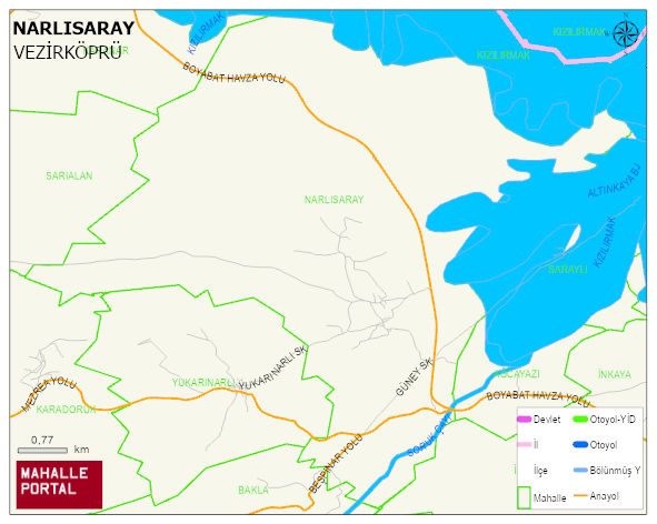 NARLISARAY Mahallesi Haritası | Güncel Mahalle ve Köy Haritası
