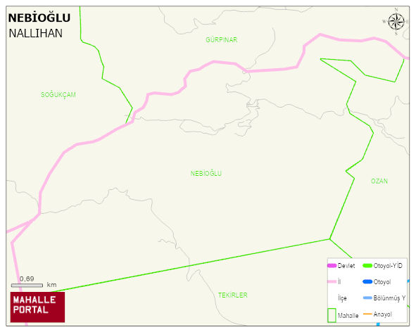 NEBİOĞLU Mahallesi Haritası | Mahalle Sokak Haritası