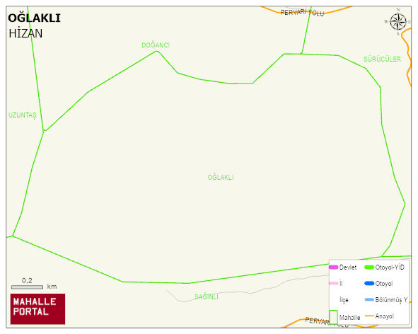 OĞLAKLI Köyü Haritası | İnteraktif Köy ve Mahalle Sınırları
