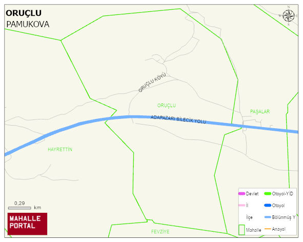 ORUÇLU Mahallesi Haritası | İnteraktif Köy ve Mahalle Sınırları